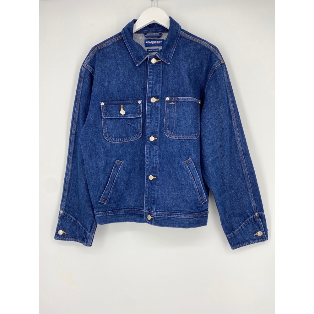 Polo Ralph Lauren 100% Cotton American Flag Denim Limited Edition Jacket - Picture 5 of 11